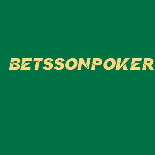 Logo da BETSSONPOKER